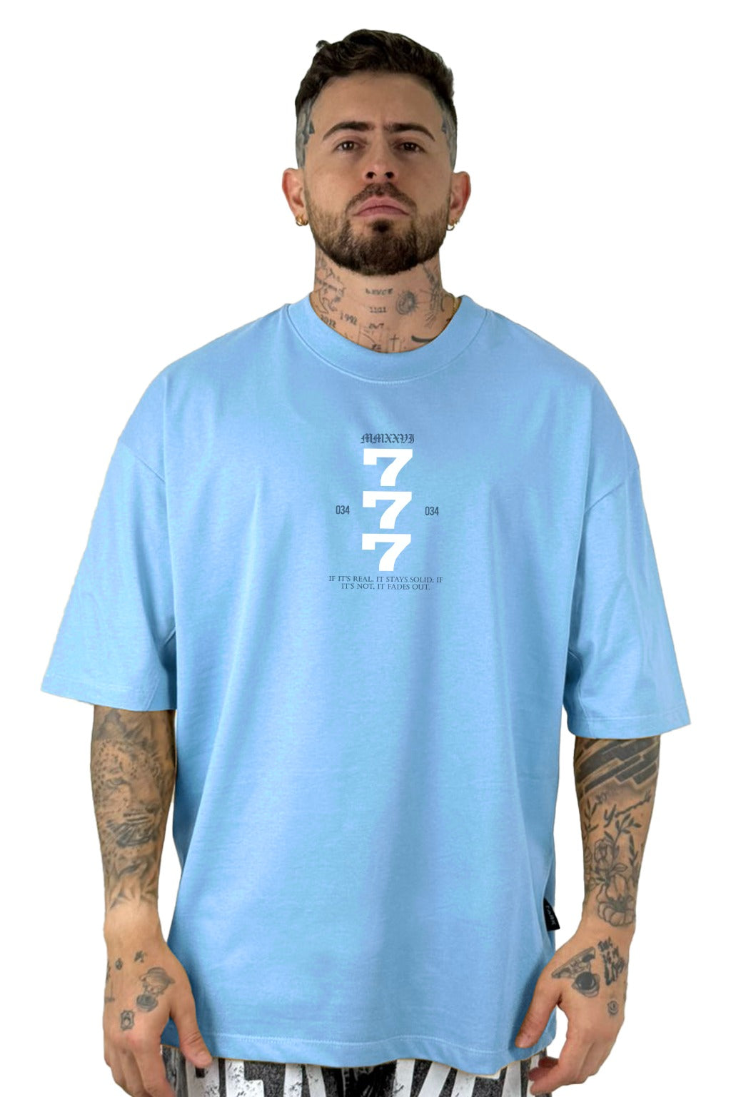 Oversize Azul Neber Lies 777 Alto Gramaje