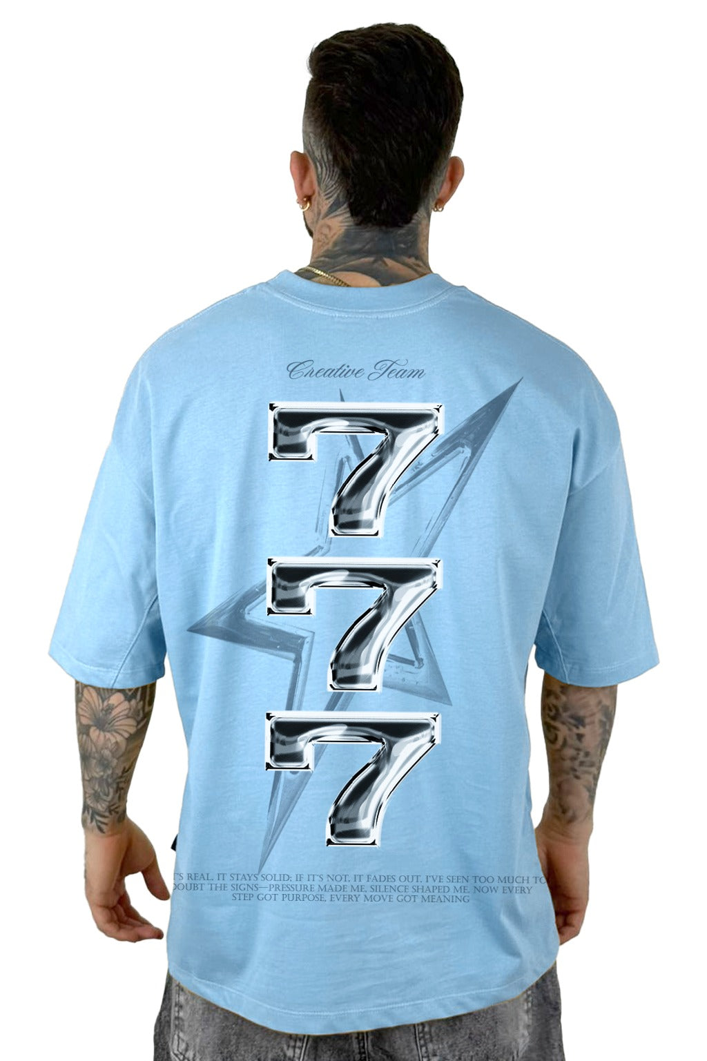 Oversize Azul Neber Lies 777 Alto Gramaje