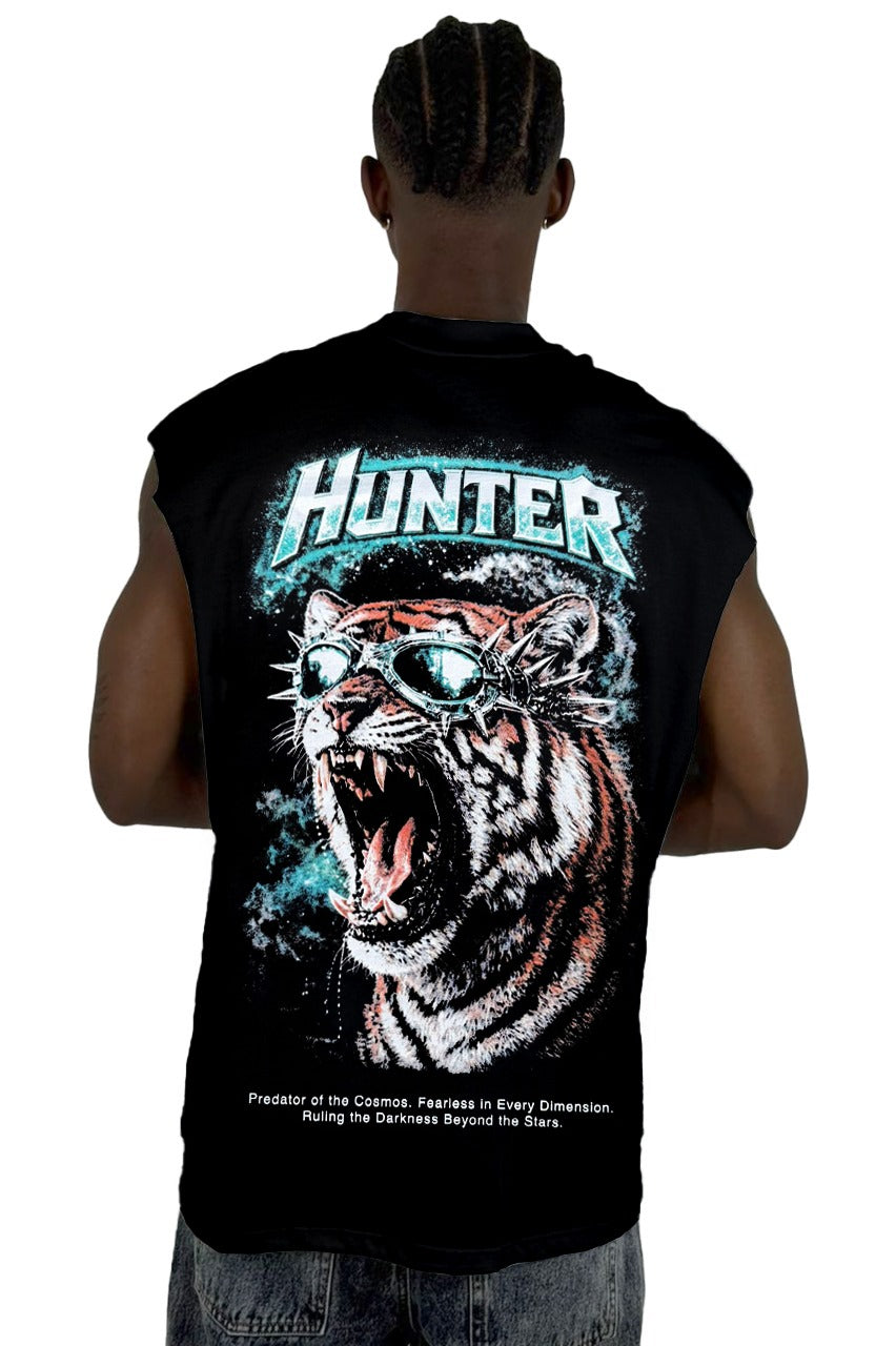 Camisilla Negra Hunter Alto Gramaje