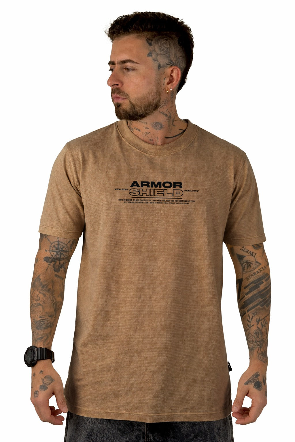 Camiseta Texturizada Arena Armor Shield