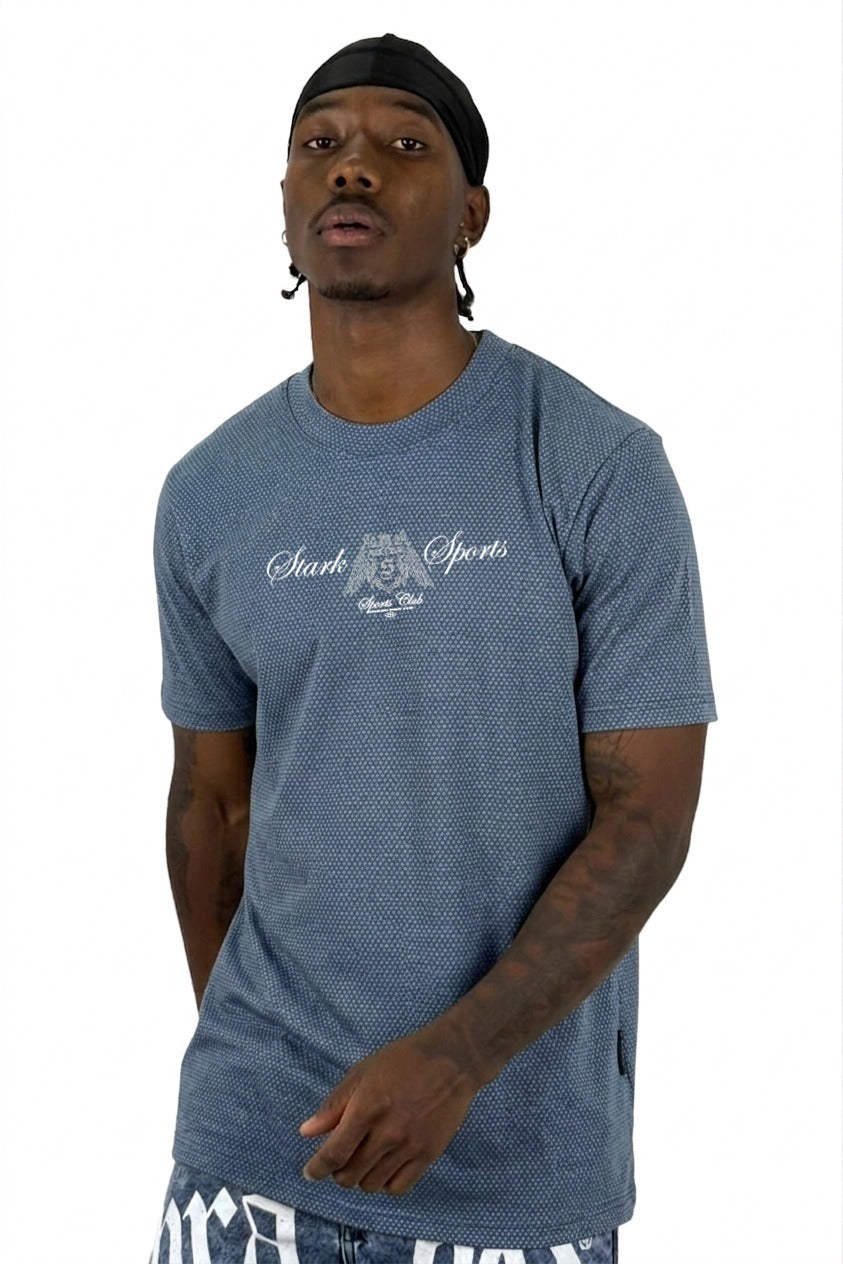Camiseta Texturizada Azul Stark Sports