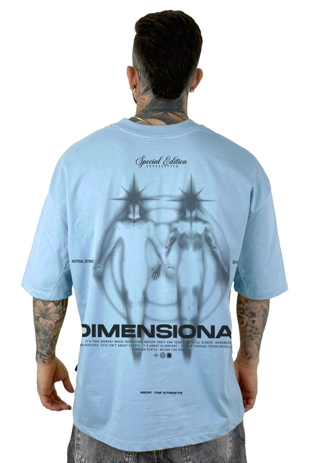 Oversize Azul Dimensional Alto Gramaje