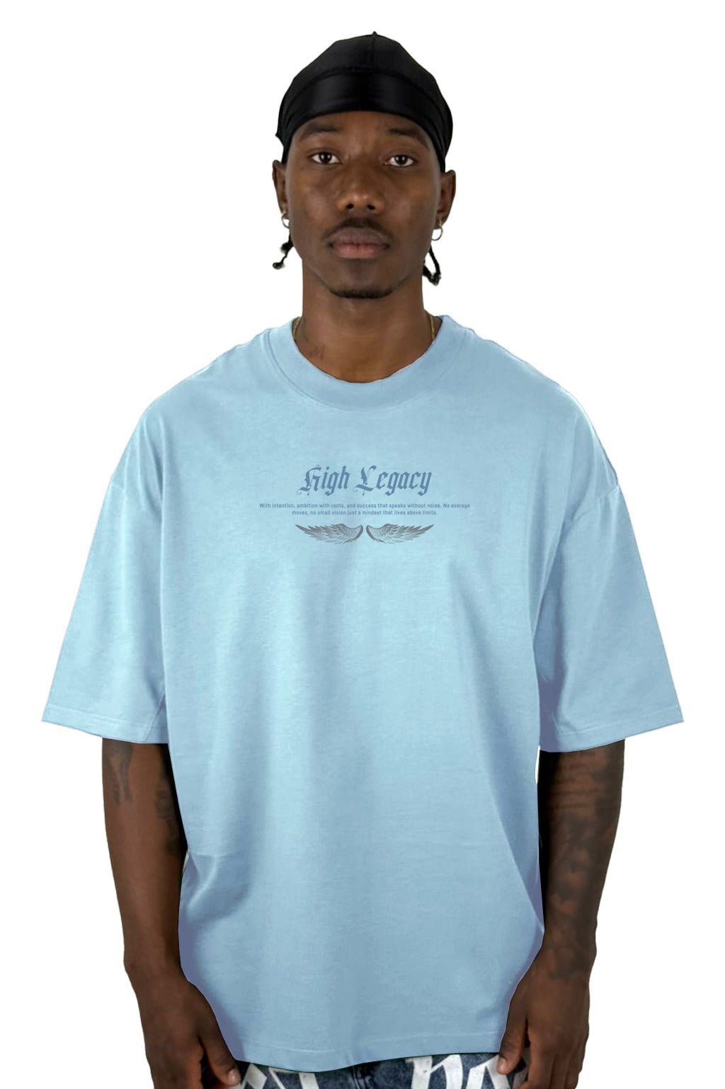 Oversize Azul High Legacy Alas Alto Gramaje