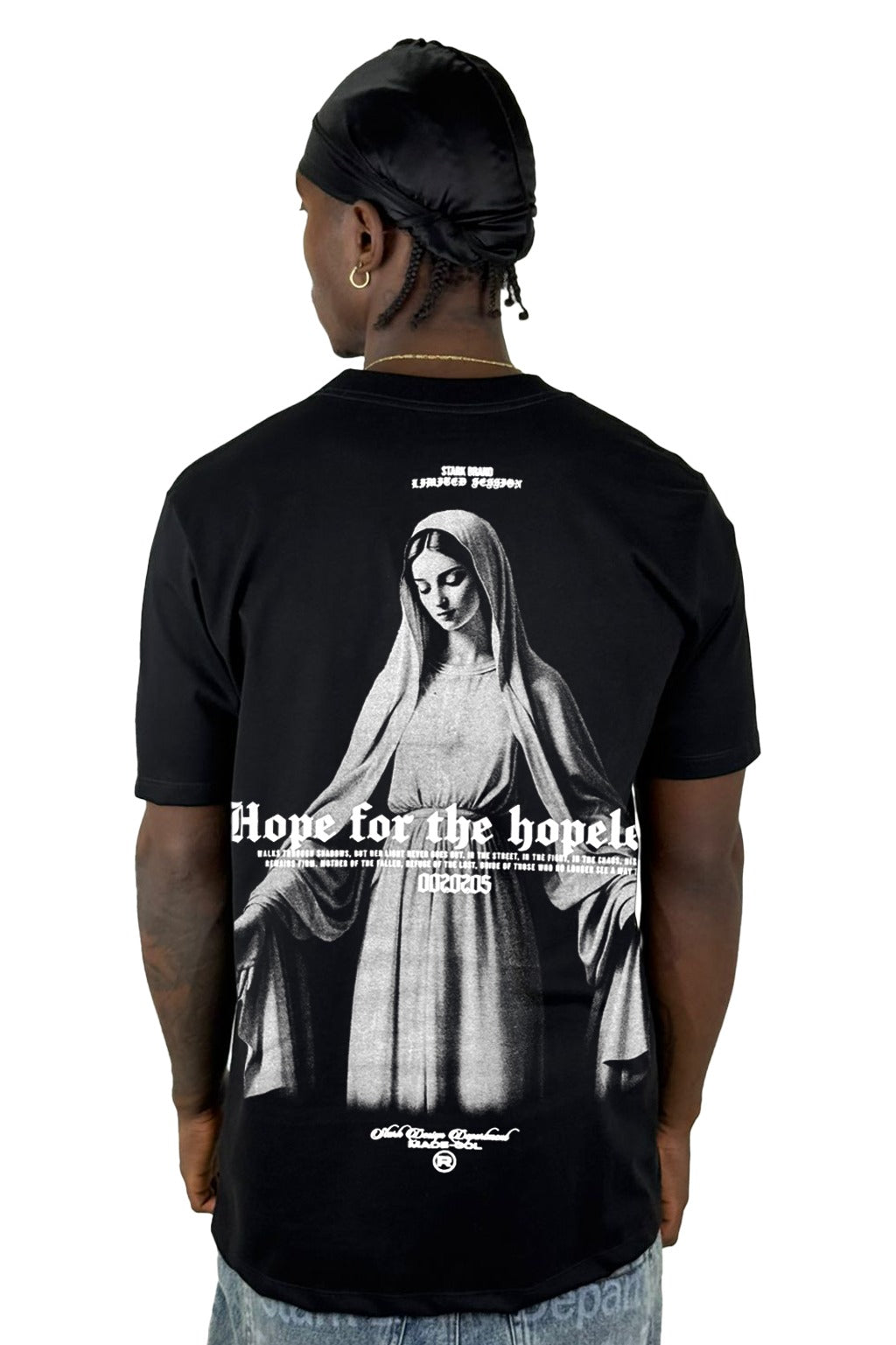 Camiseta Negra Hope For The Hopeless Alto Gramaje
