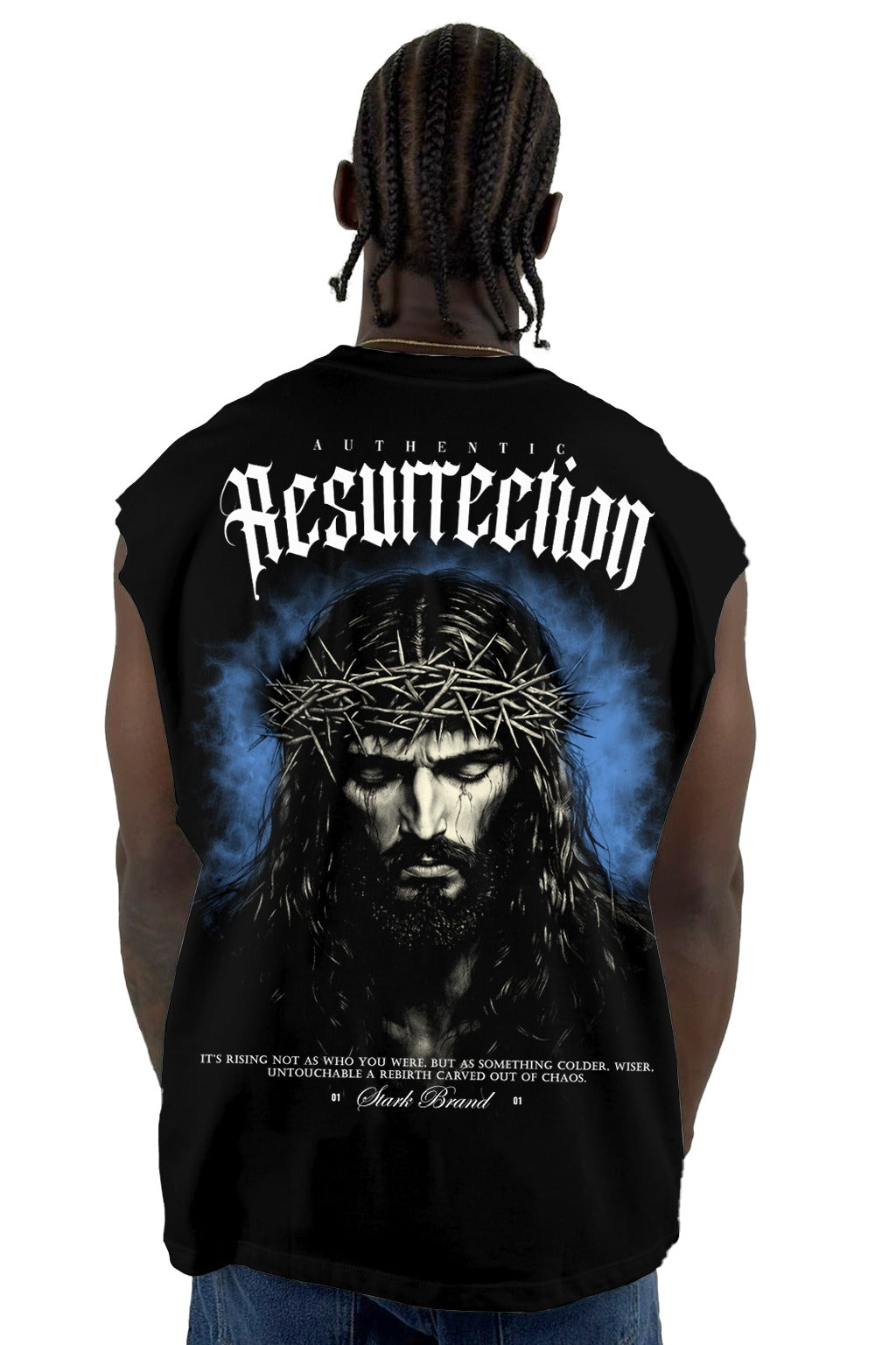 Camisilla Negra Resurrection Alto Gramaje