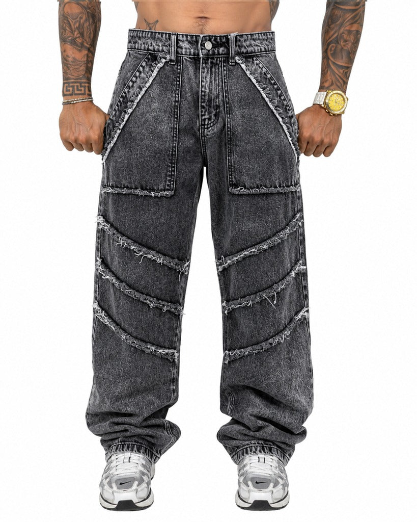 Jean baggy Carpintero Desmechado Degrade