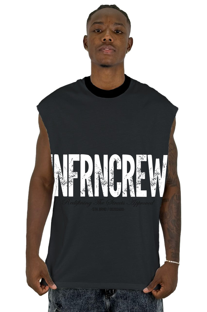 Camisilla Gris Inferno Crew Alto Gramaje