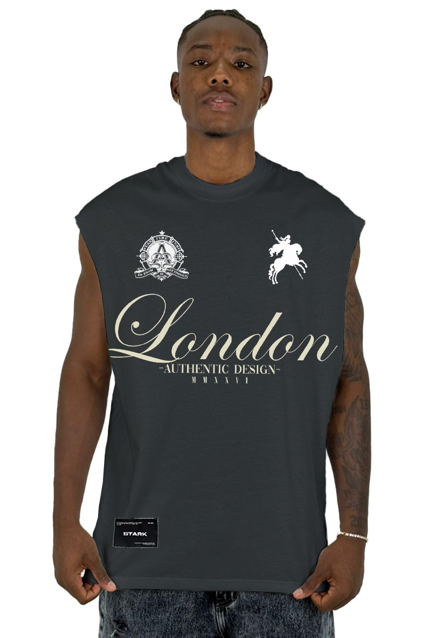 Camisilla Gris London Alto Gramaje