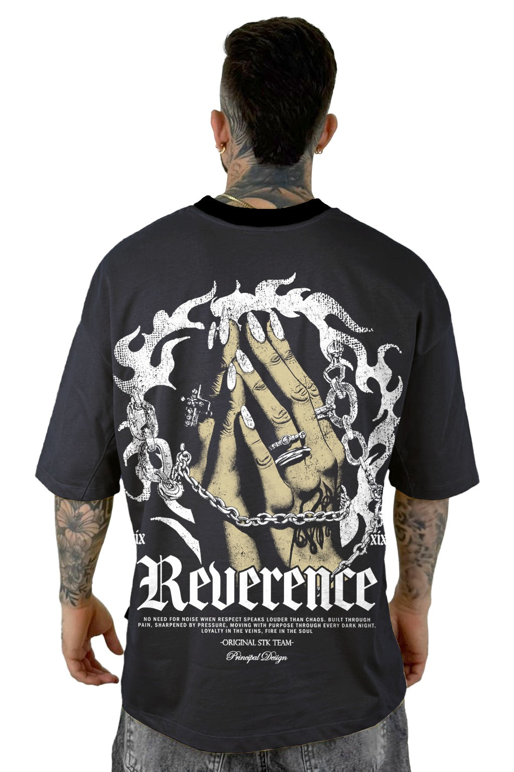 Oversize Gris Reverence Alto Gramaje