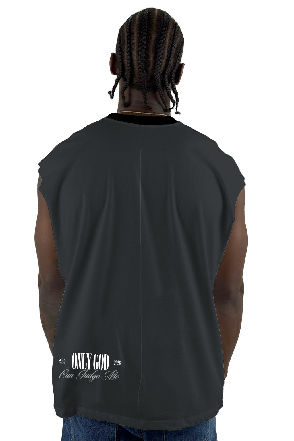 Camisilla Gris Only God Alto Gramaje