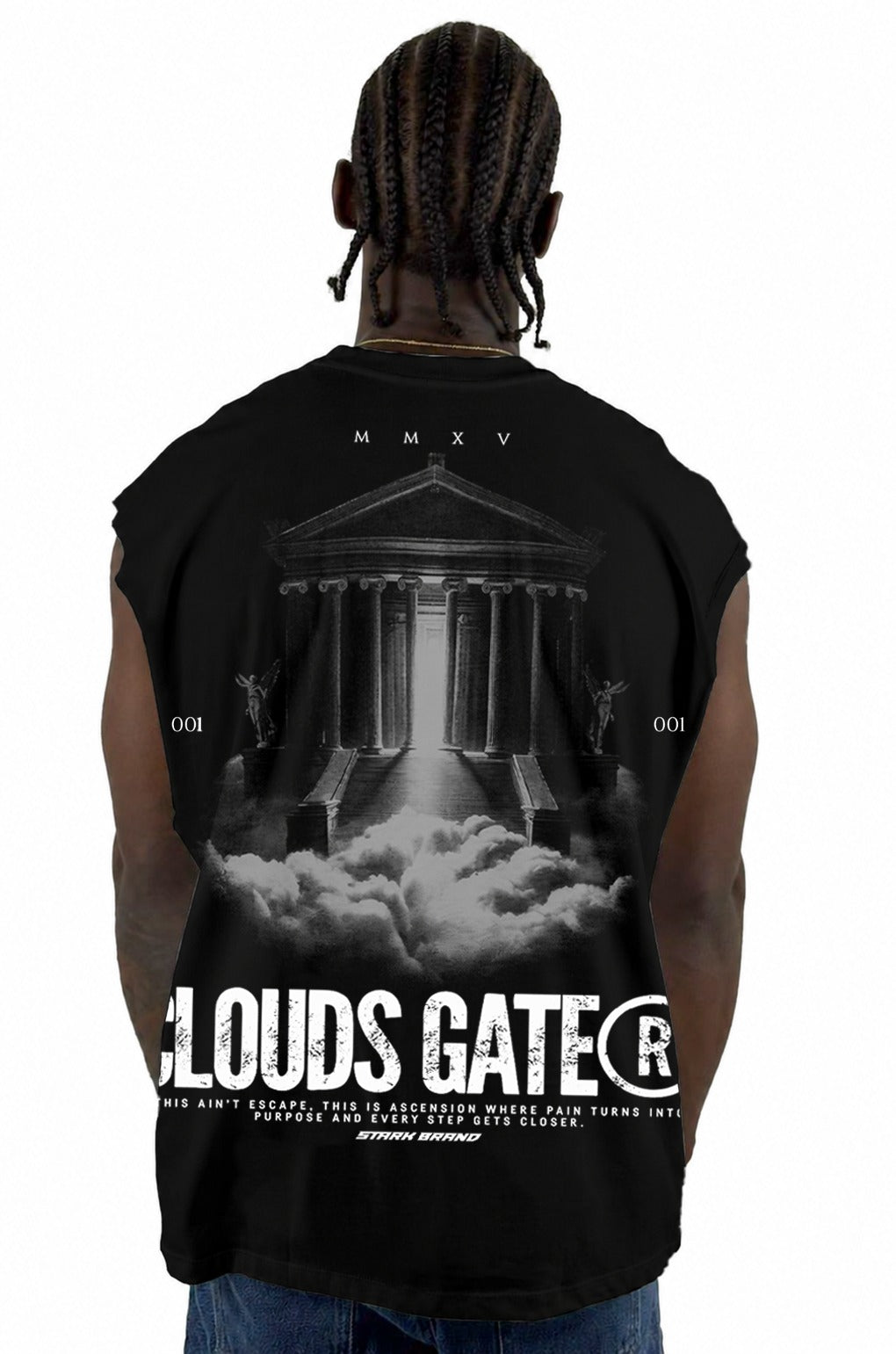 Camisilla Negra Clouds Gate Alto Gramaje