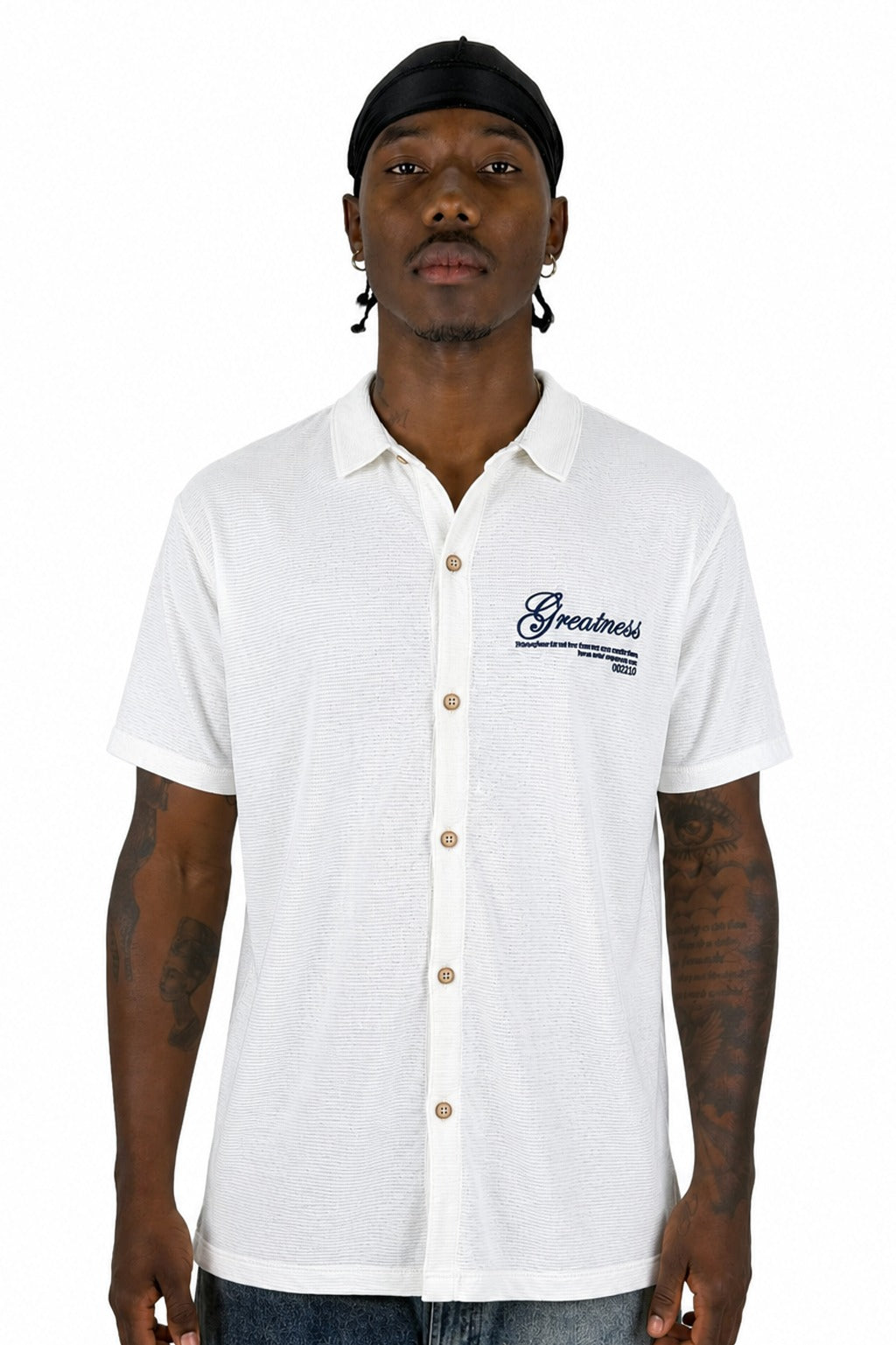 Camisa Crudo Greatness Cuello Clasico