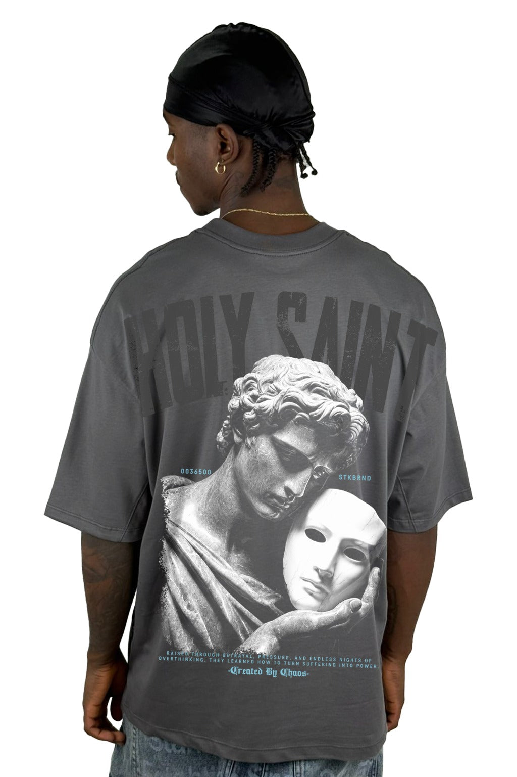 Oversize Gris Oscuro Holy Saint Alto Gramaje