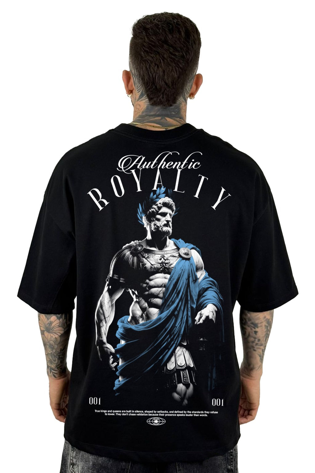 Oversize Negra Royalty Alto Gramaje