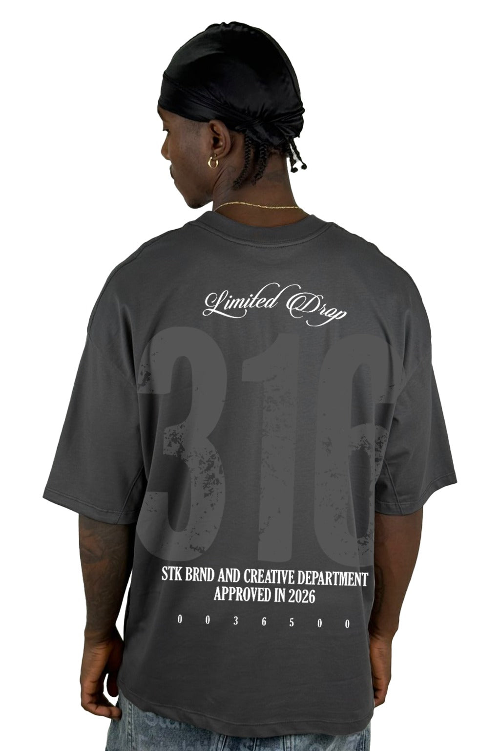 Oversize Gris Limited Drop 316 Alto Gramaje