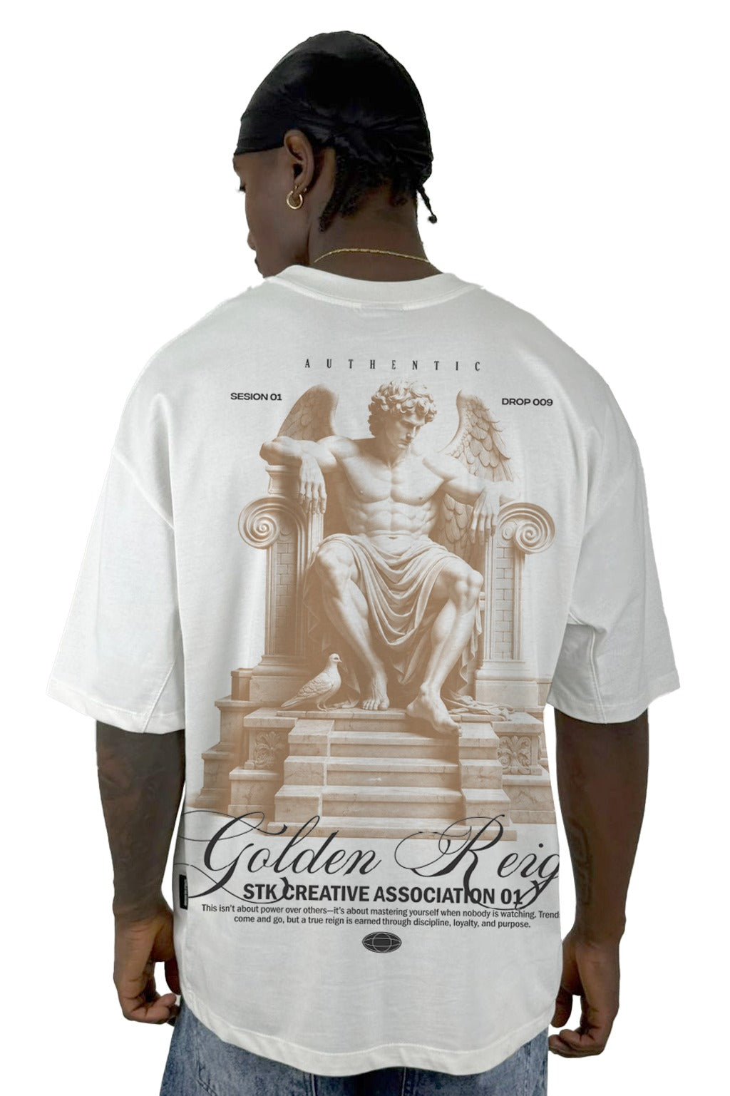 Oversize Crudo Golden Reign Alto Gramaje