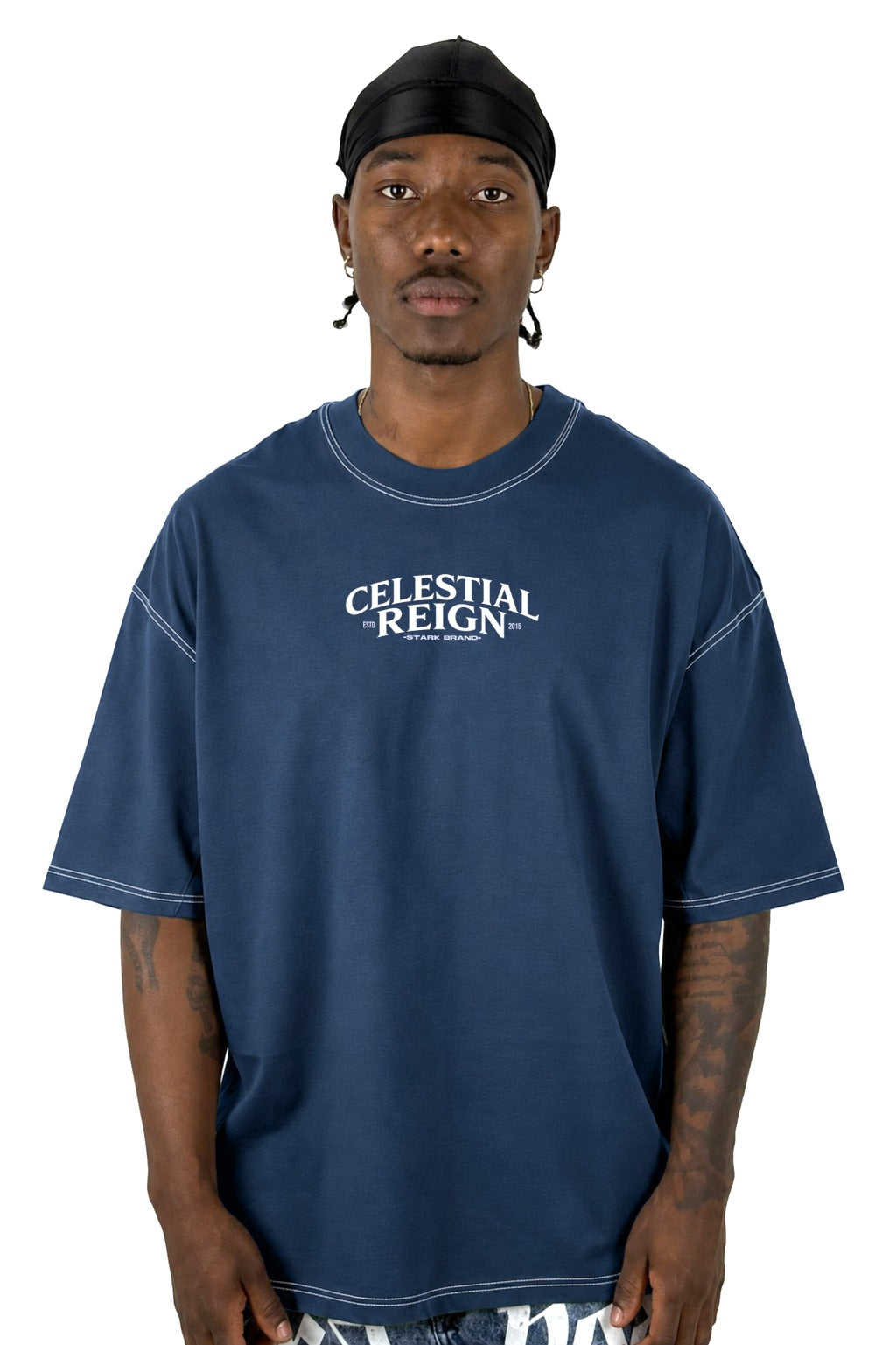 Oversize Azul Celestial Reign Alto Gramaje