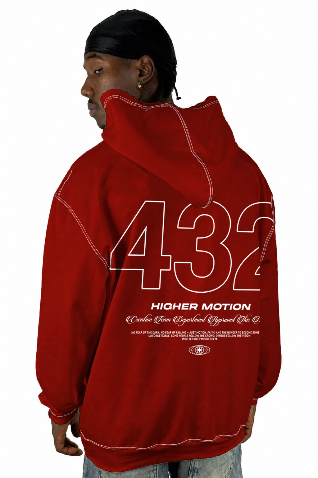 Buzo Capucha Rojo Higher Motion 432