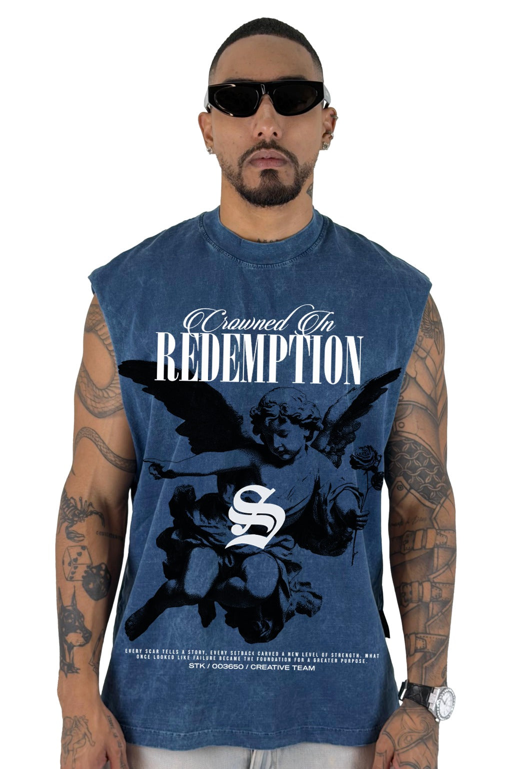 Camisilla sky Azul Redemption
