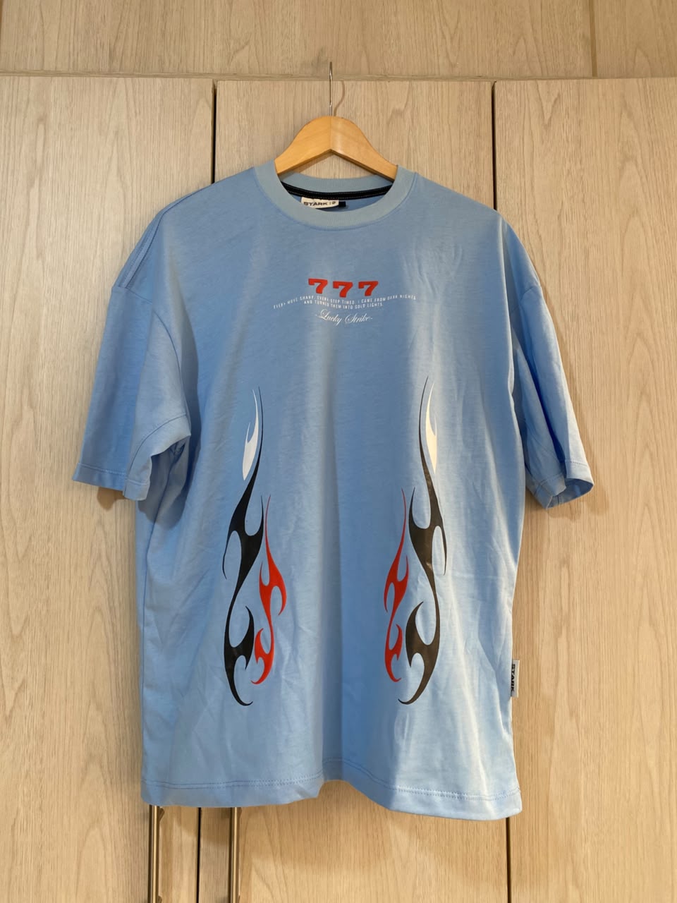 Oversize Azul Lucky Strike 777 Alto Gramaje