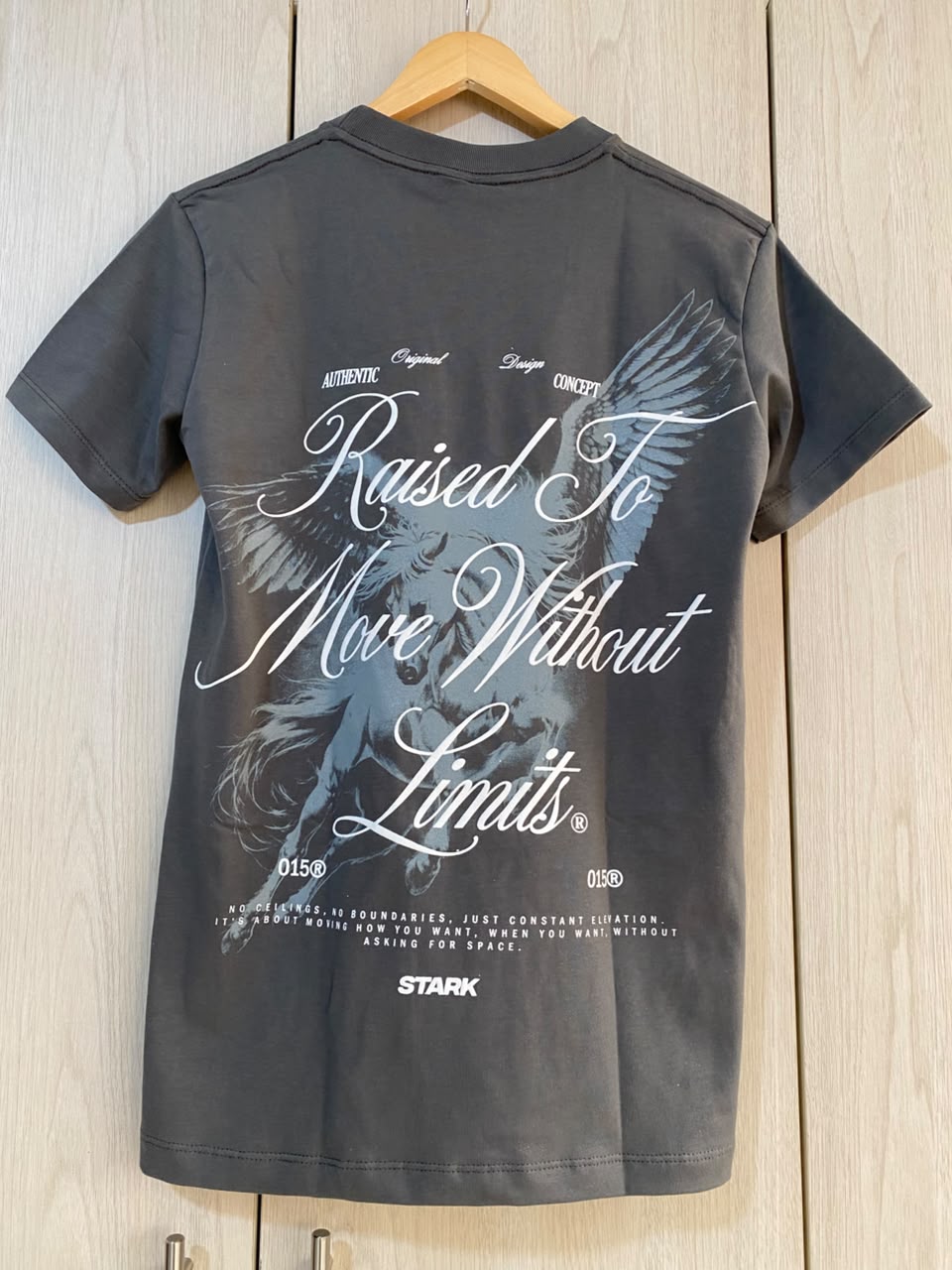 Camiseta Gris Raised To Move Without Limits Alto Gramaje