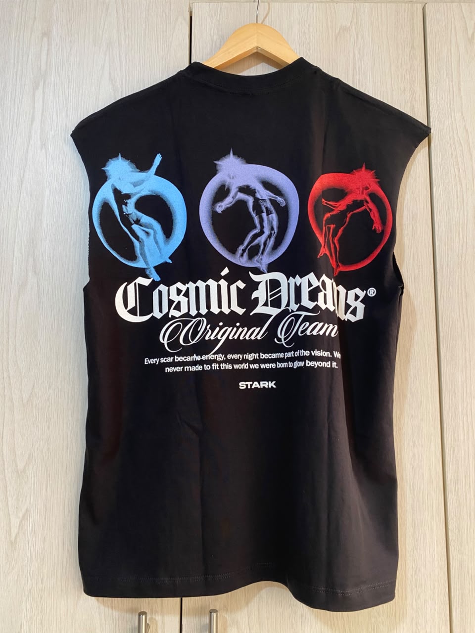 Camisilla Negra Cosmic Dreams Alto Gramaje