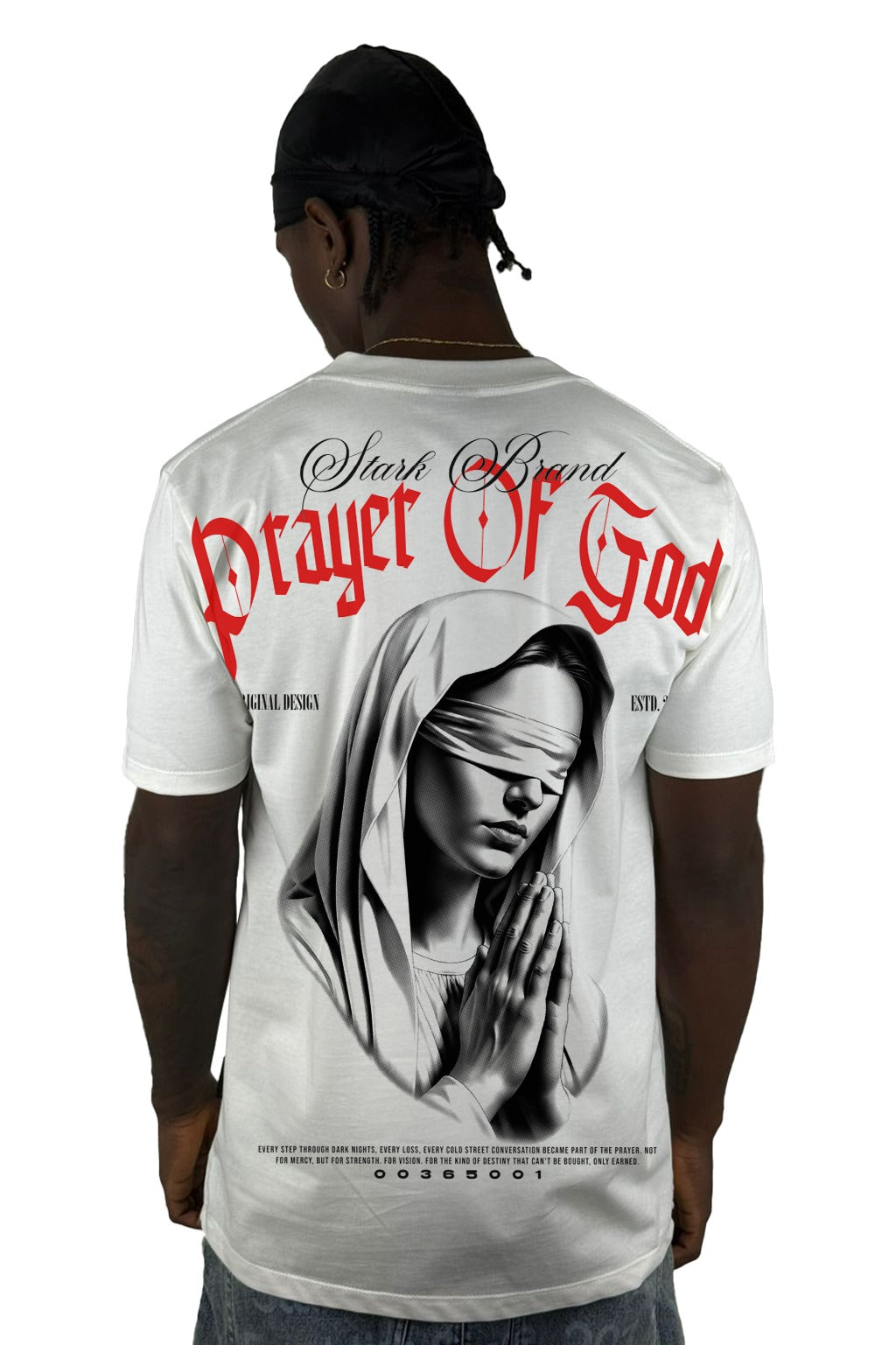Camiseta Crudo Prayer Of God Alto Gramaje