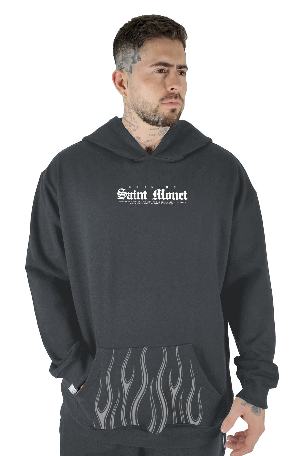 Conjunto Premium Gris Saint Monet Llamas
