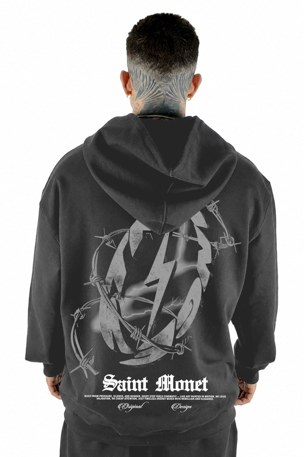 Conjunto Premium Gris Saint Monet Llamas