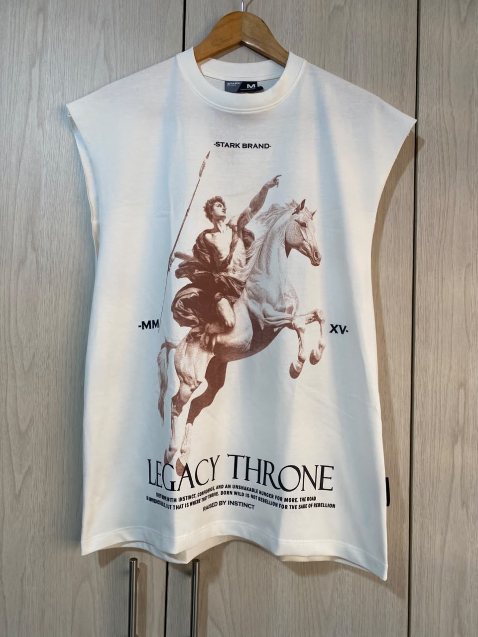 Camisilla Crudo Legacy Throne Alto Gramaje