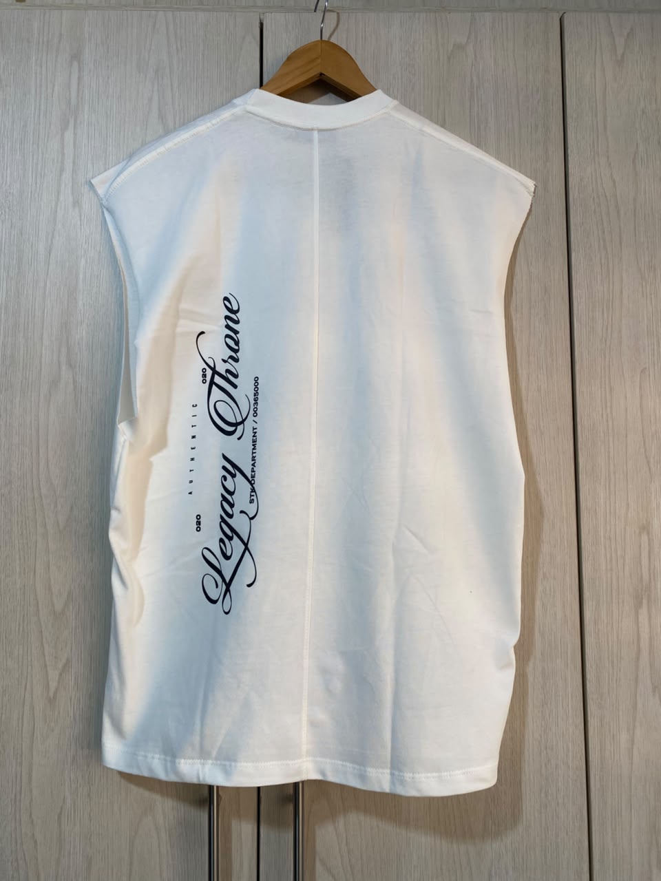 Camisilla Crudo Legacy Throne Alto Gramaje