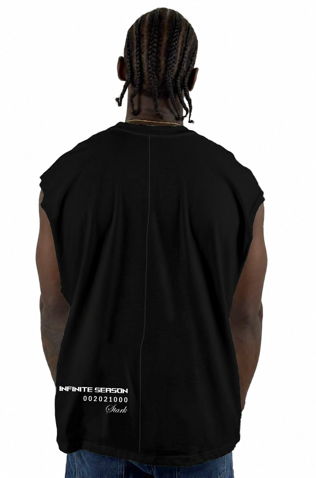 Camisilla Negra Infinite Season Alto Gramaje