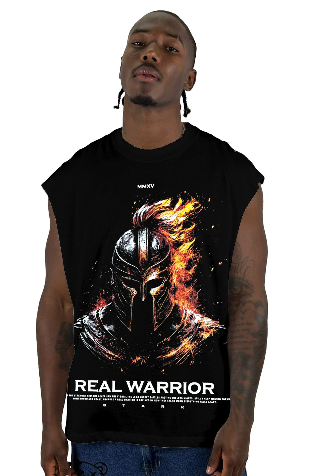 Camisilla Negra Real Warrior Alto Gramaje