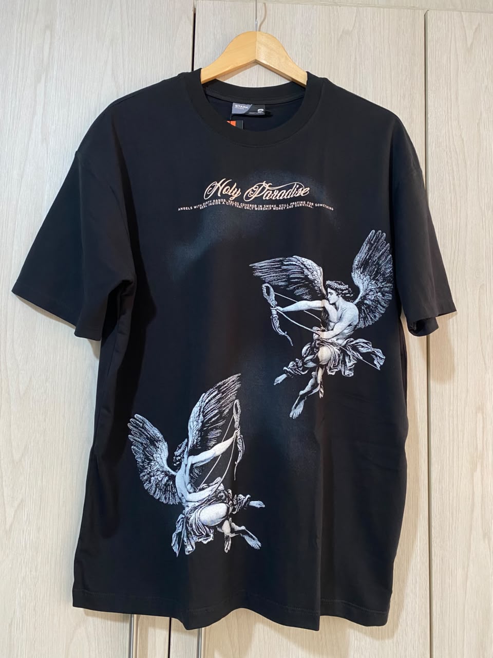 Oversize Negra Holy Paradise Alto Gramaje