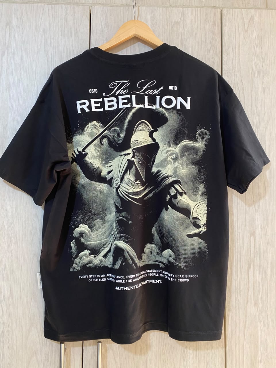 Oversize Negra Rebellion Alto Gramaje