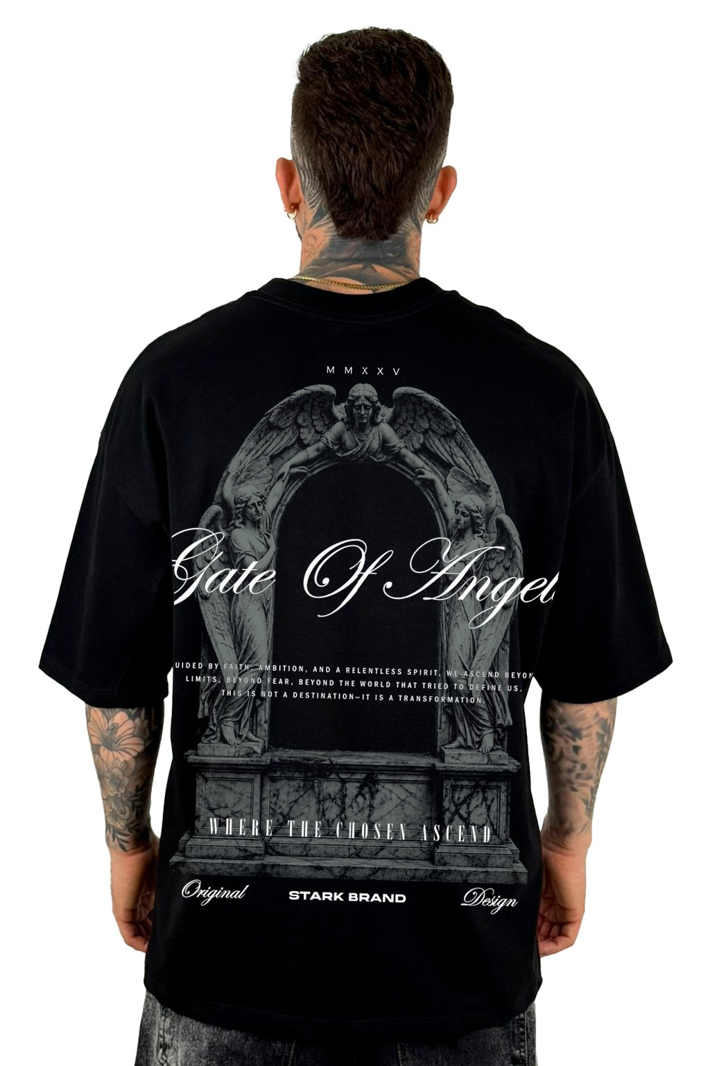 Oversize Negra Gate of Angels Alto Gramaje