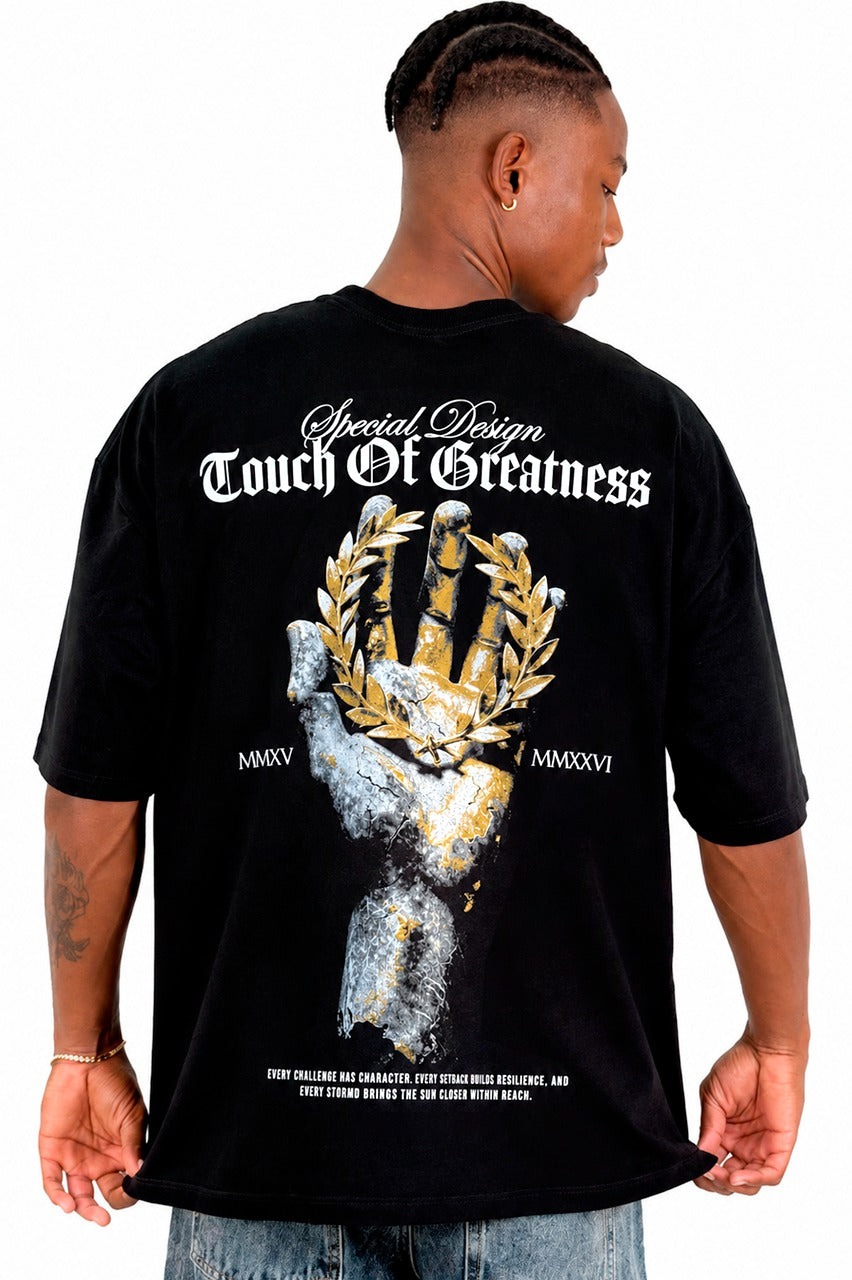 Oversize Negra Touch Of Creatness Alto Gramaje