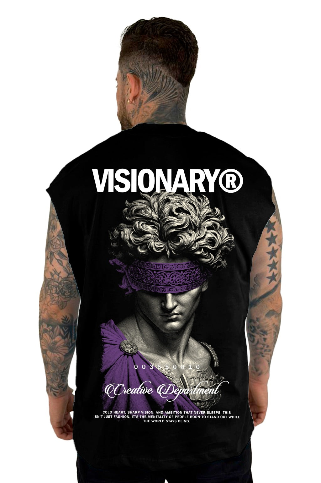 Camisilla Negra Visionary Alto Gramaje