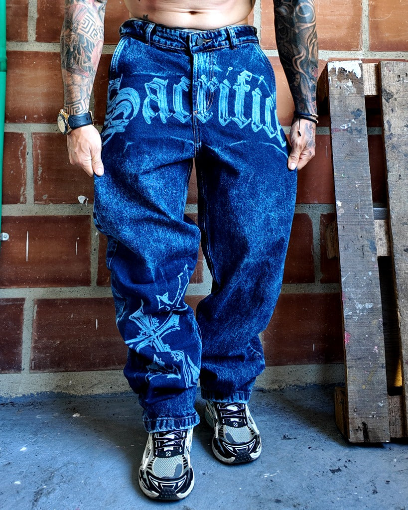 Jean baggy Azul Clasico Sacrifice