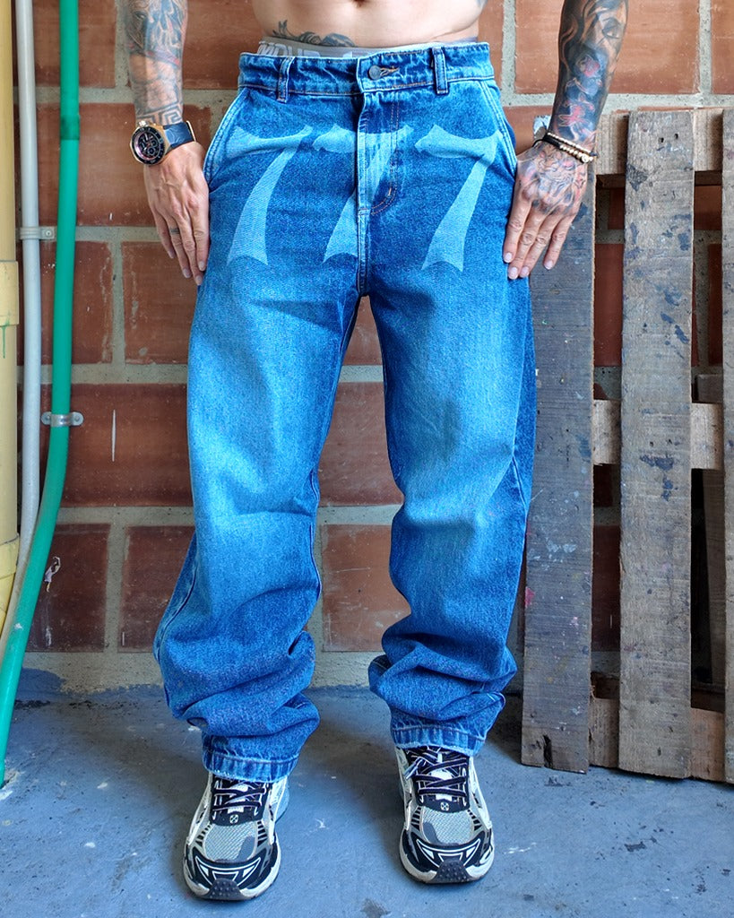 Jean baggy Azul Clasico 777