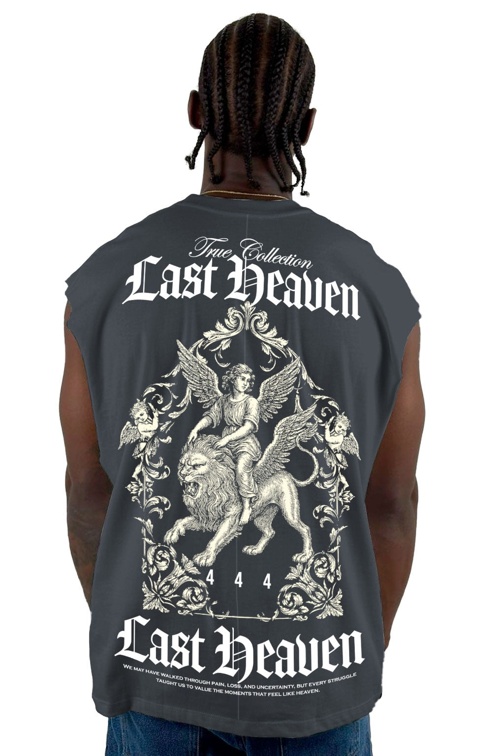 Camisilla Gris Oscuro Last Heaven Alto Gramaje