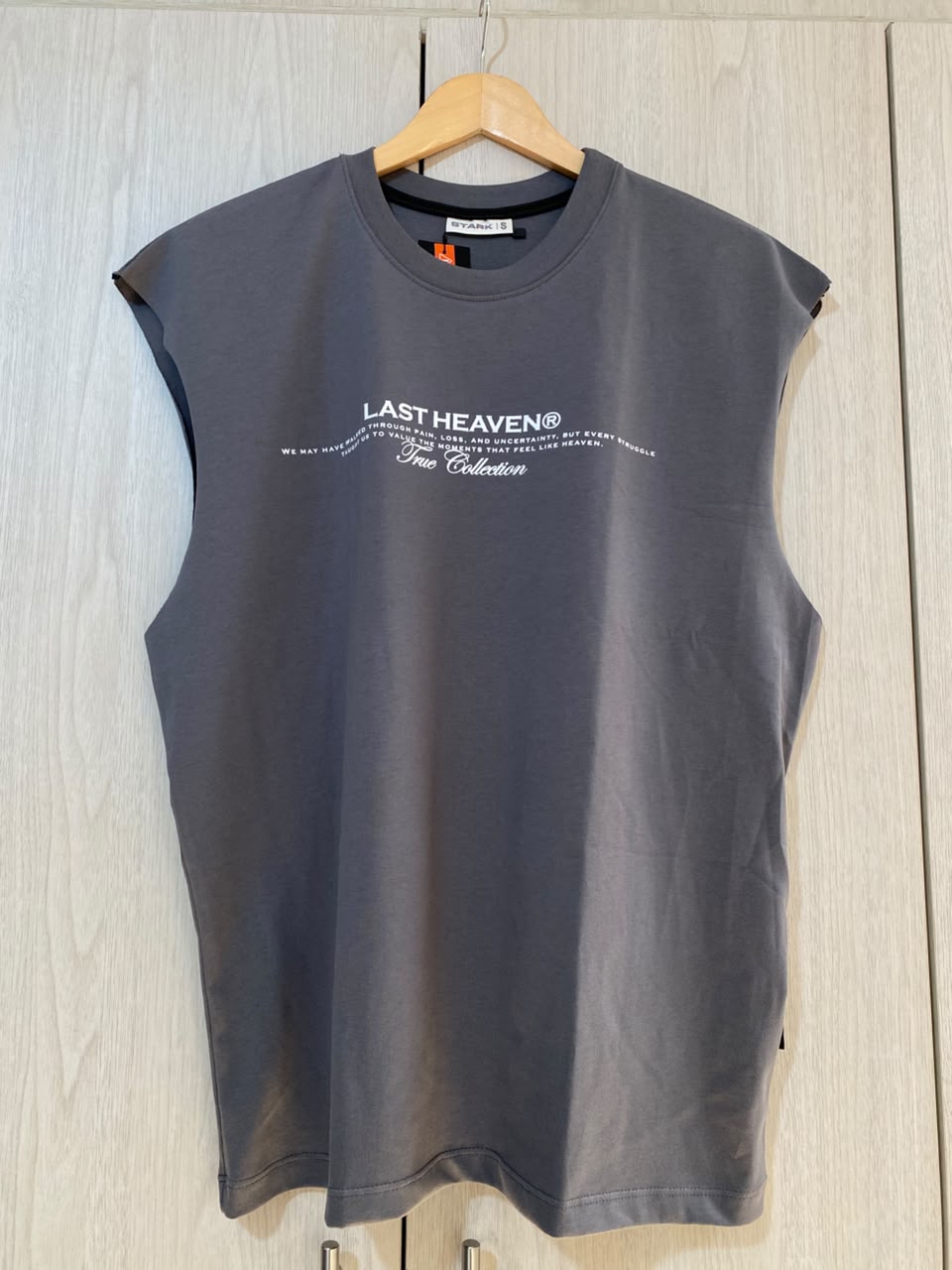 Camisilla Gris Oscuro Last Heaven Alto Gramaje