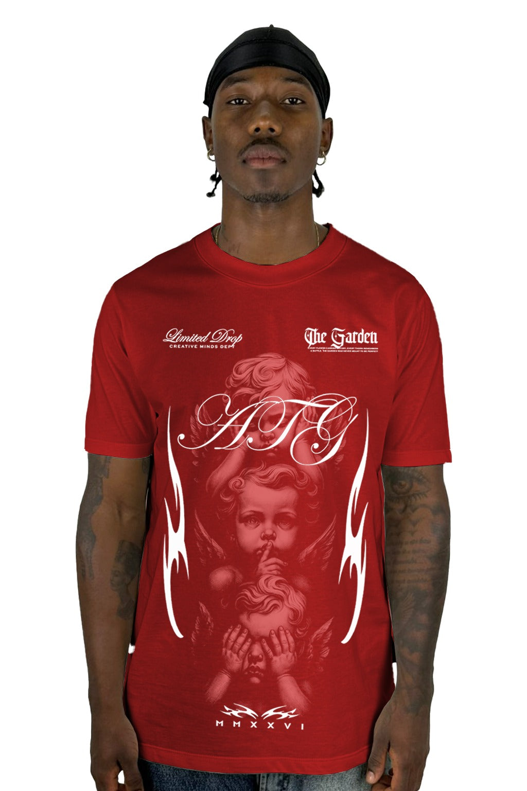 Camiseta Roja The Garden Children Alto Gramaje