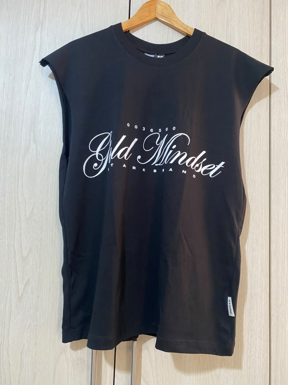 Camisilla Negra Gold Mindset 0540 Alto Gramaje