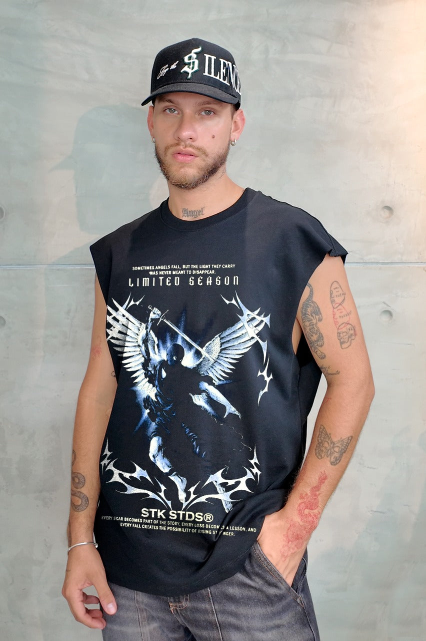 Camisilla Negra Limited Season Alto Gramaje