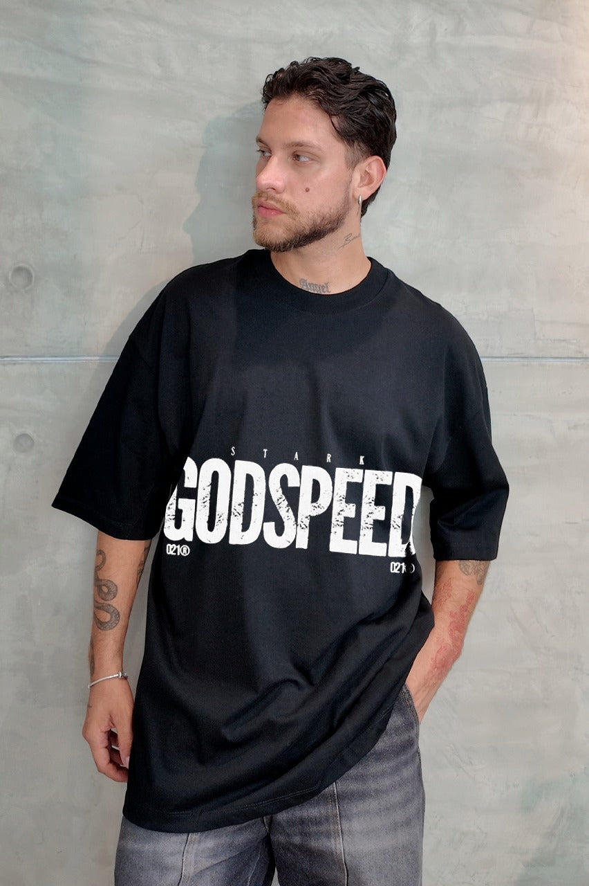 Oversize Negra Godspeed Alto Gramaje