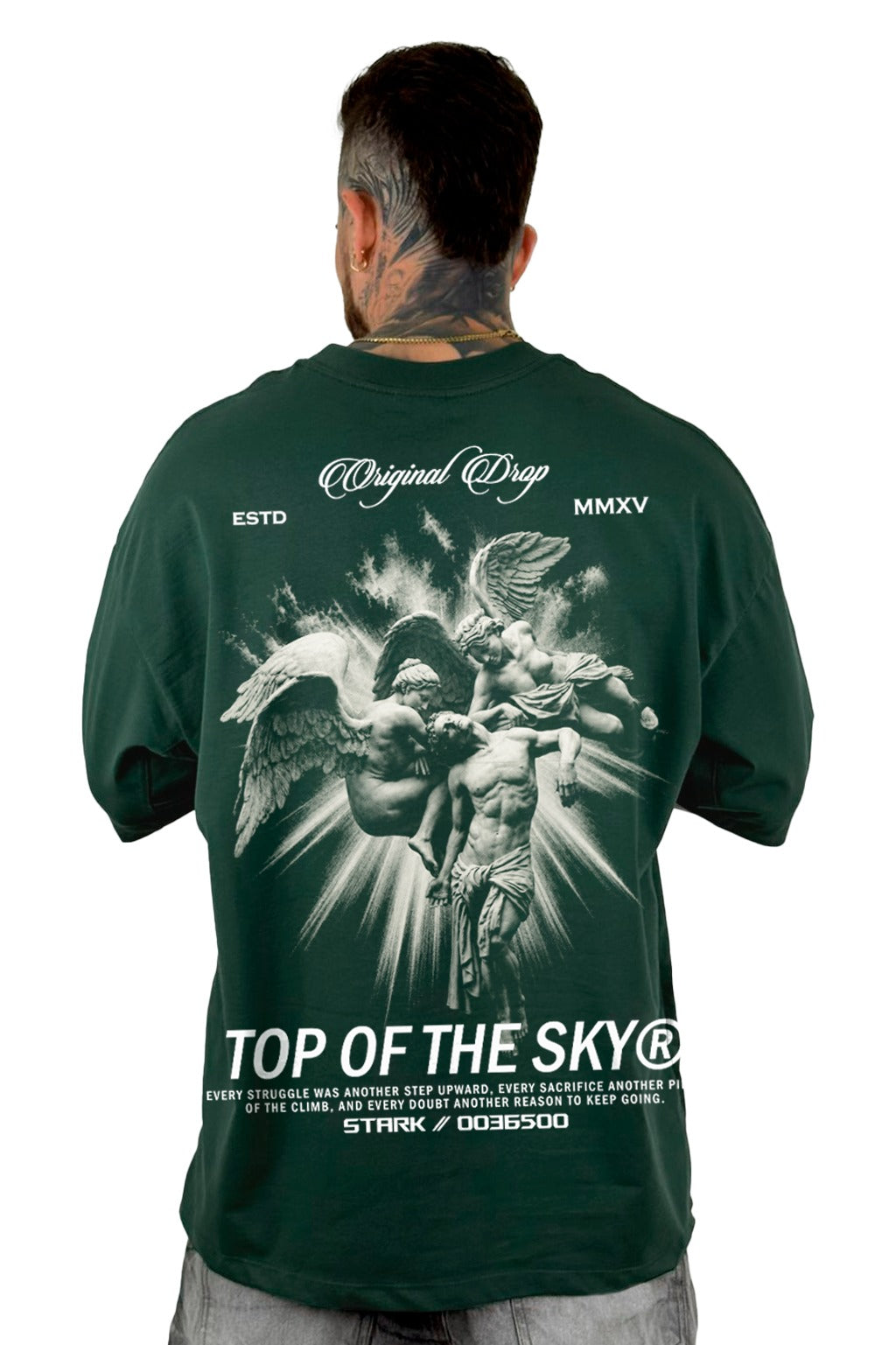 Oversize Verde Top Of The Sky Alto Gramaje
