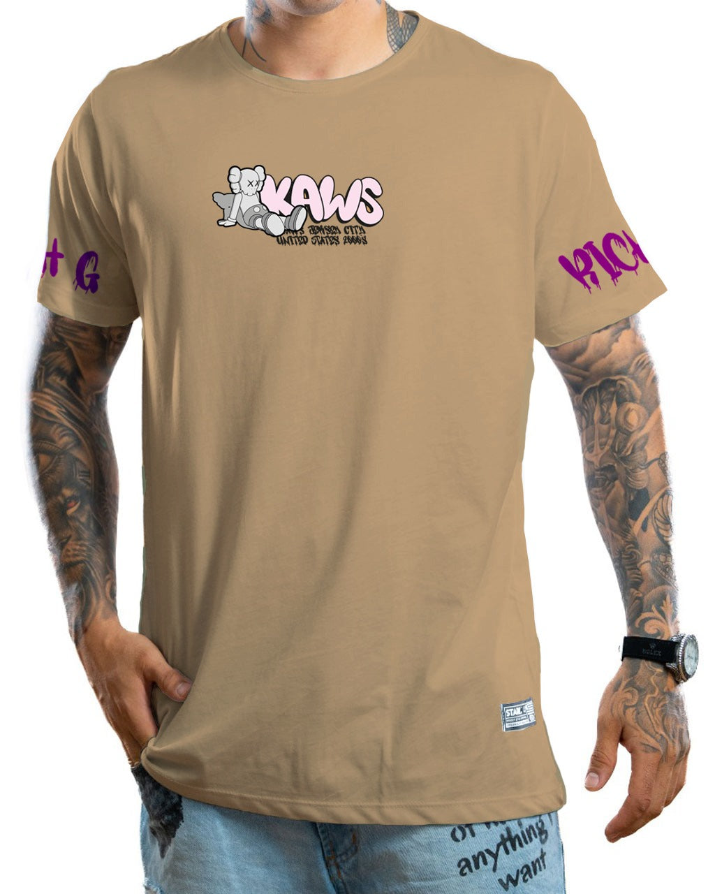 Camiseta beige kws