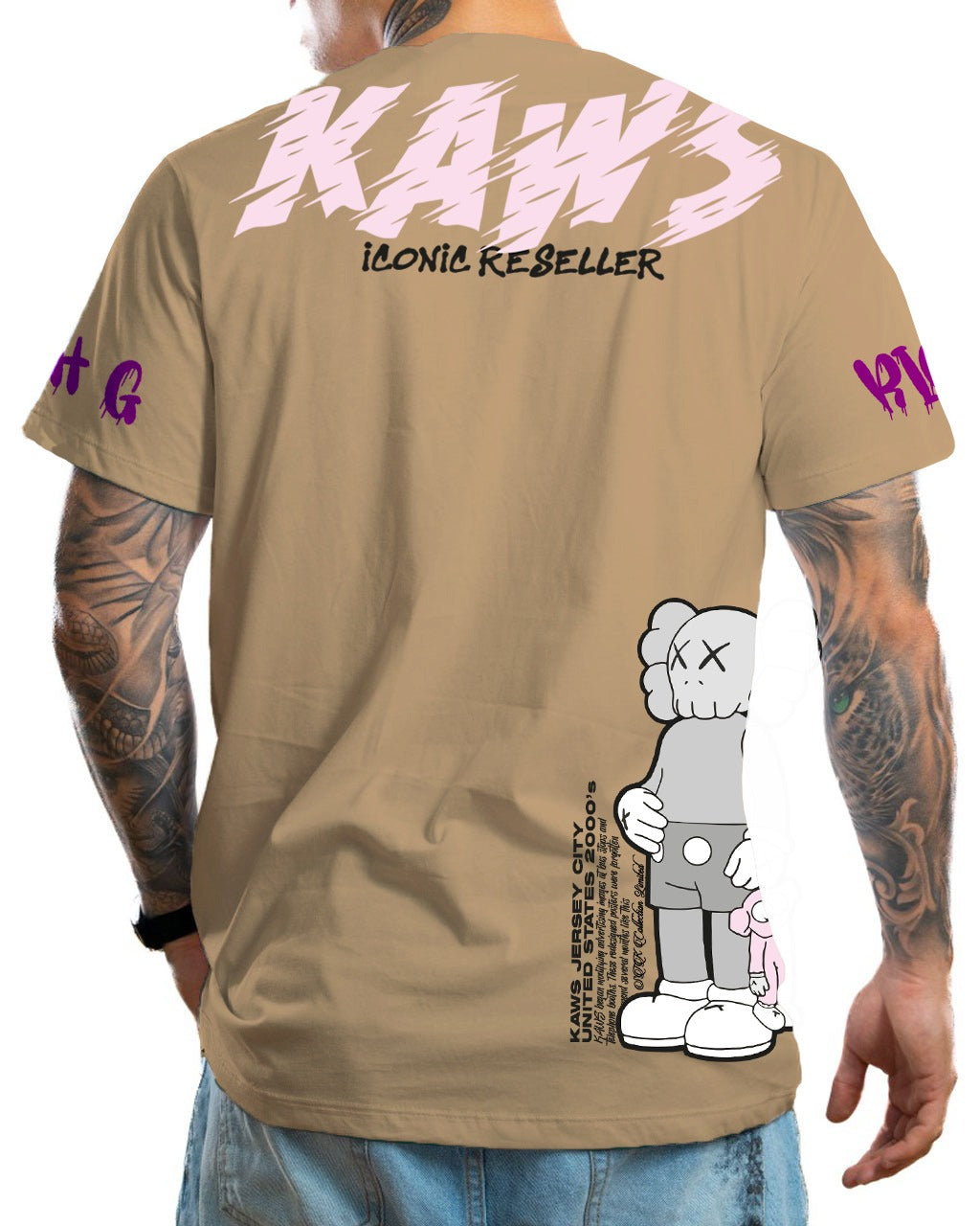 Camiseta beige kws