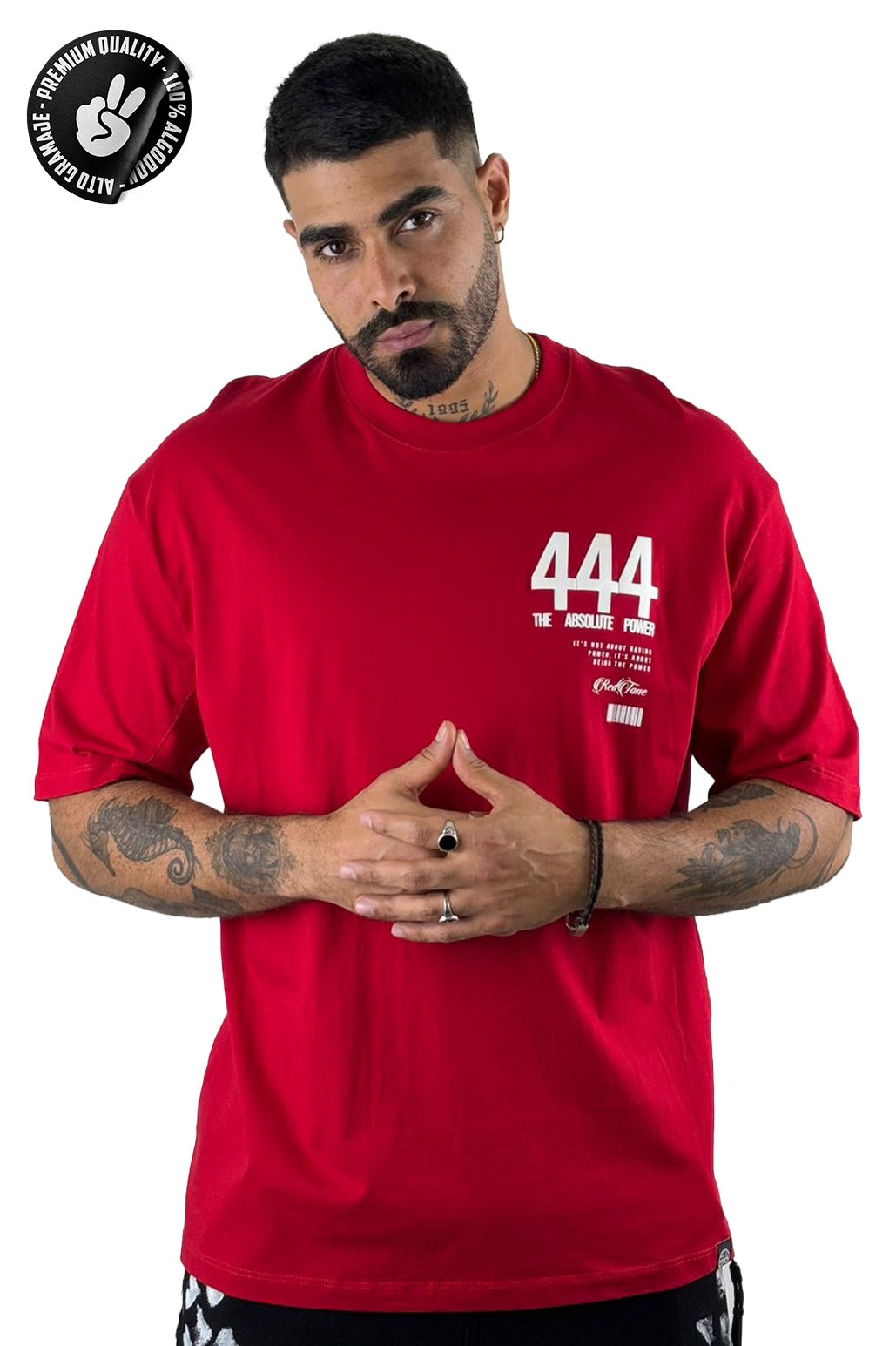 Oversize roja god 444 Alto Gramaje